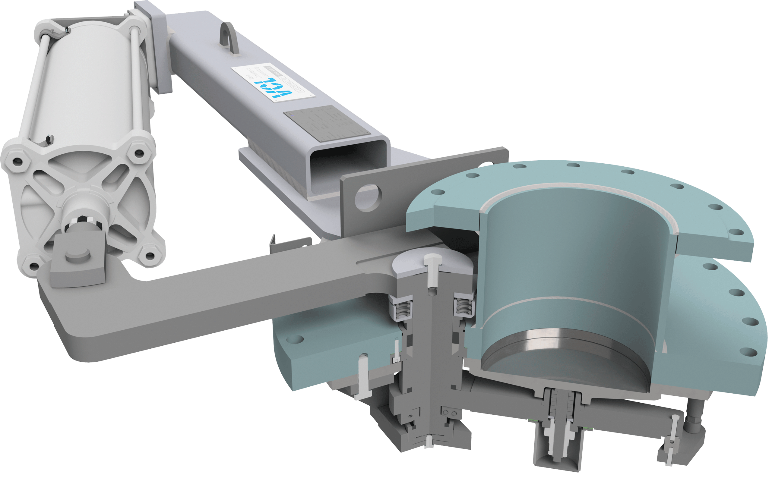 Dust Discharge Valves cross section
