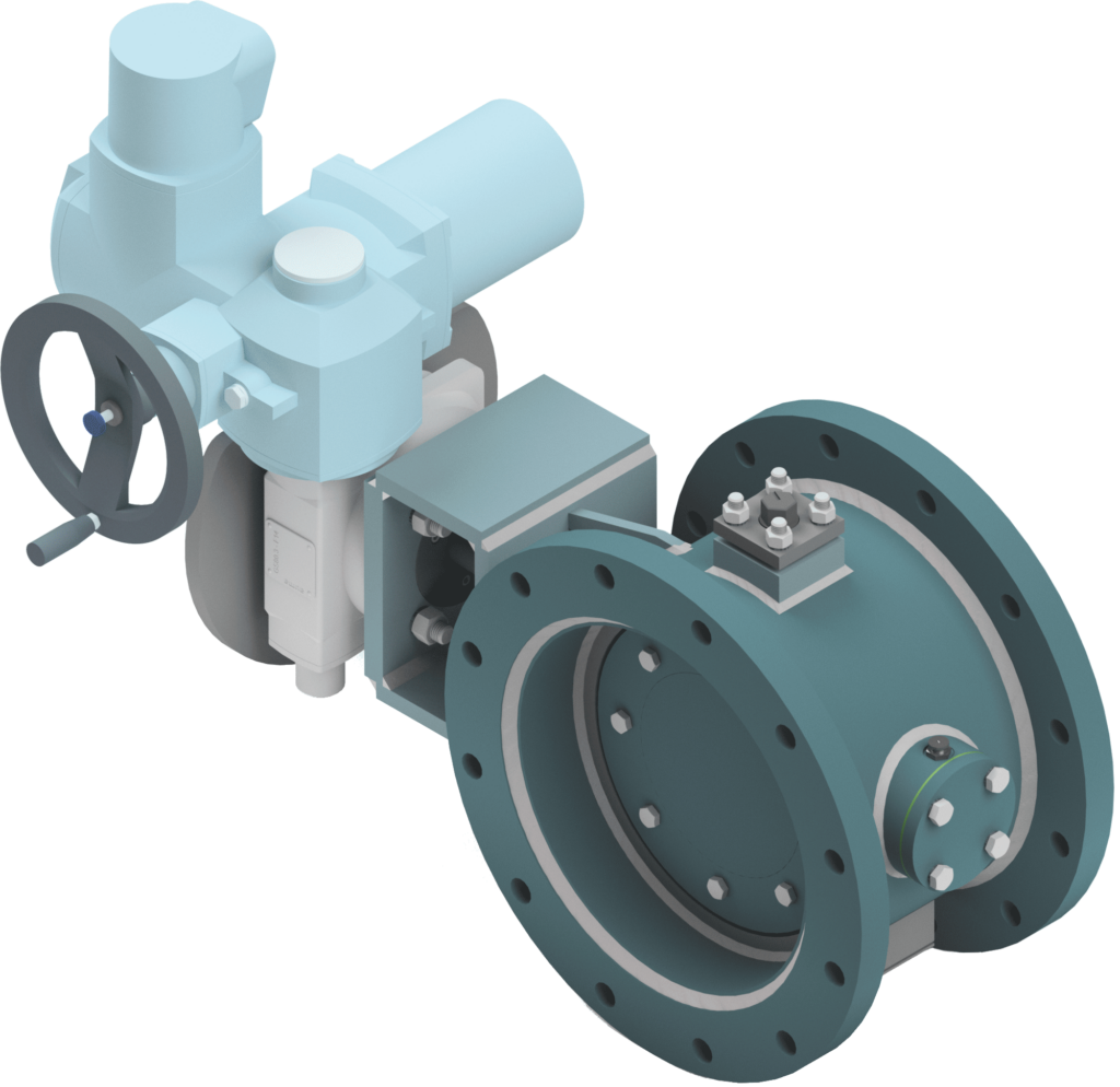 Double Eccentric Valves model