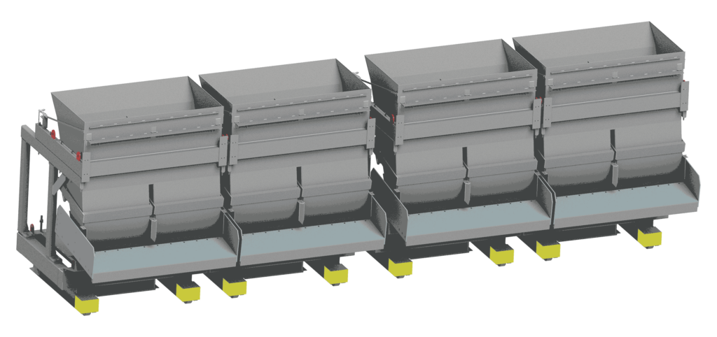 Four modular batch chargers