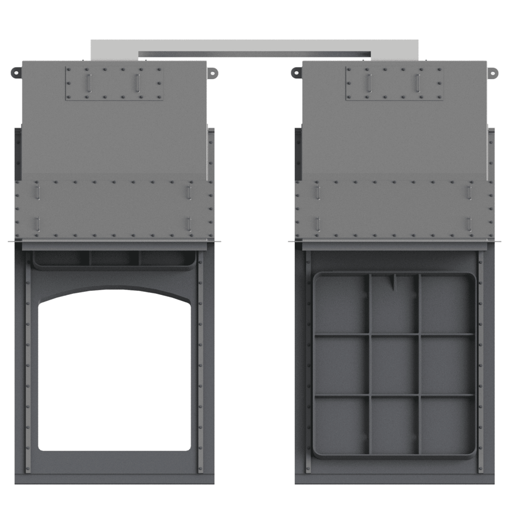 reversing valve systems side-by-side