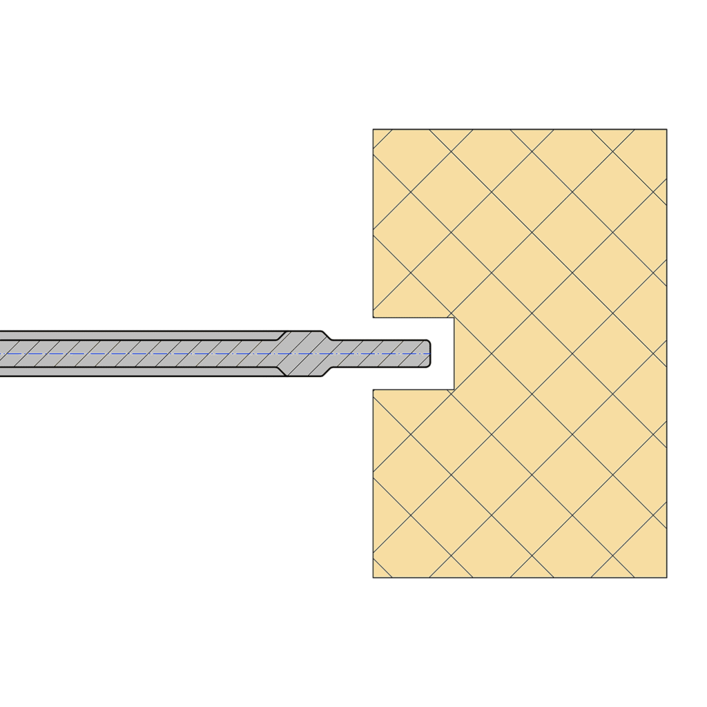 shut off damper technical drawing detail 2