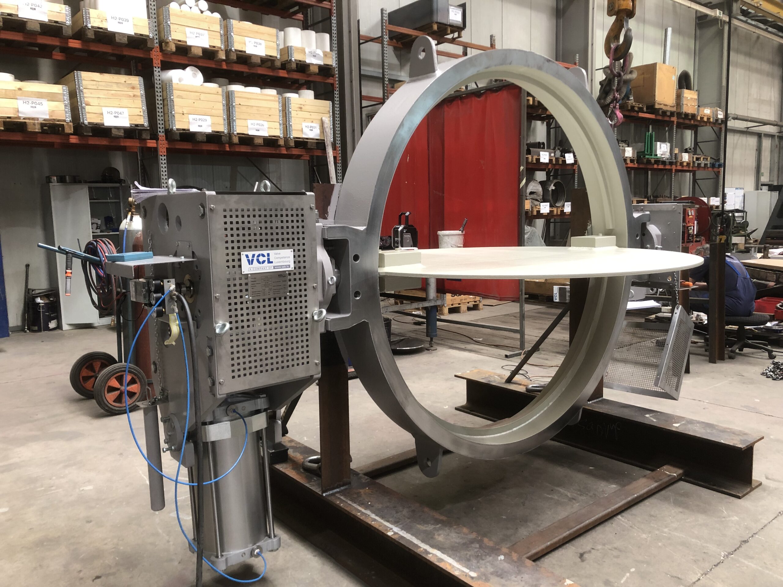 Guide Lever Valves open