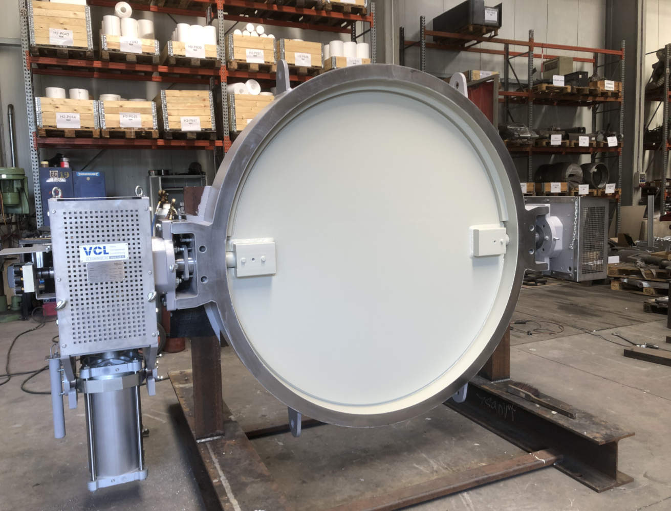 Guide Lever Valves in workshop