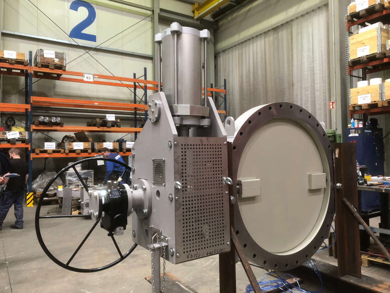 Guide Lever Valves in production